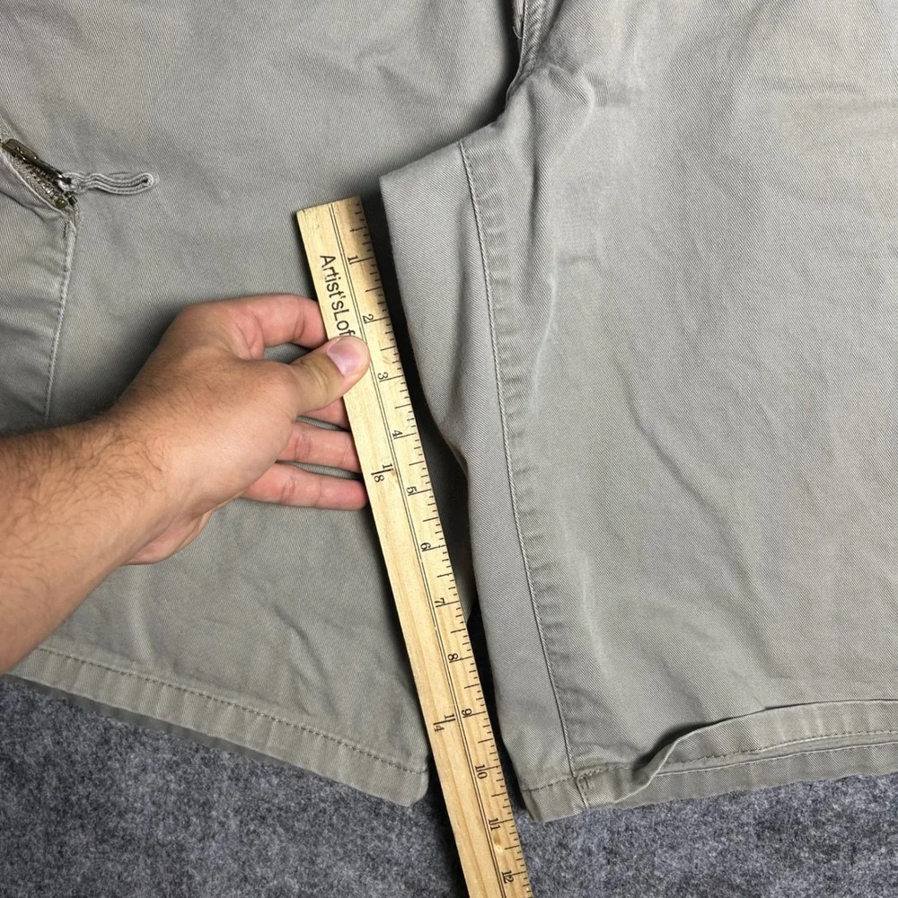 US Polo Assn Cargo Shorts Khaki Tan Baggy Skater Y2K Retro Size 36